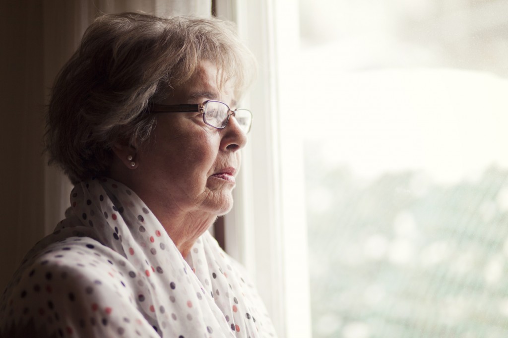 Depression Of A Senior Woman